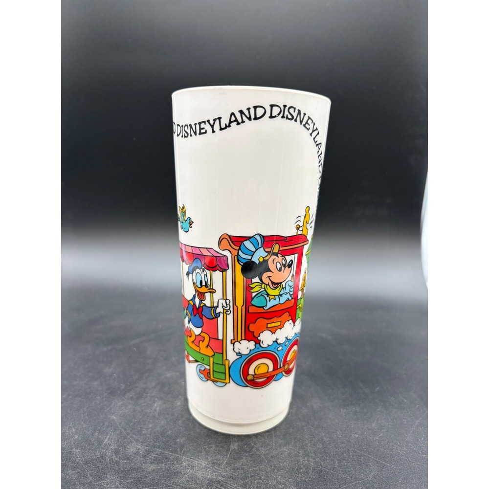 Vintage DEKA Walt Disney World Mickey in Train Plastic Cup